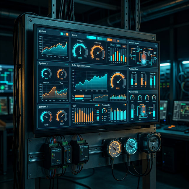 Supervisione impianti termici Modbus RS485